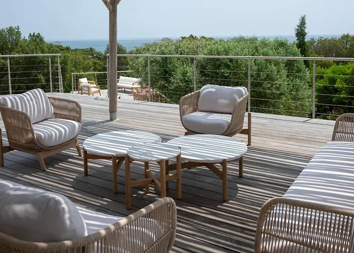 Avec Piscine Et Vue A 230m De La ヴィラ *